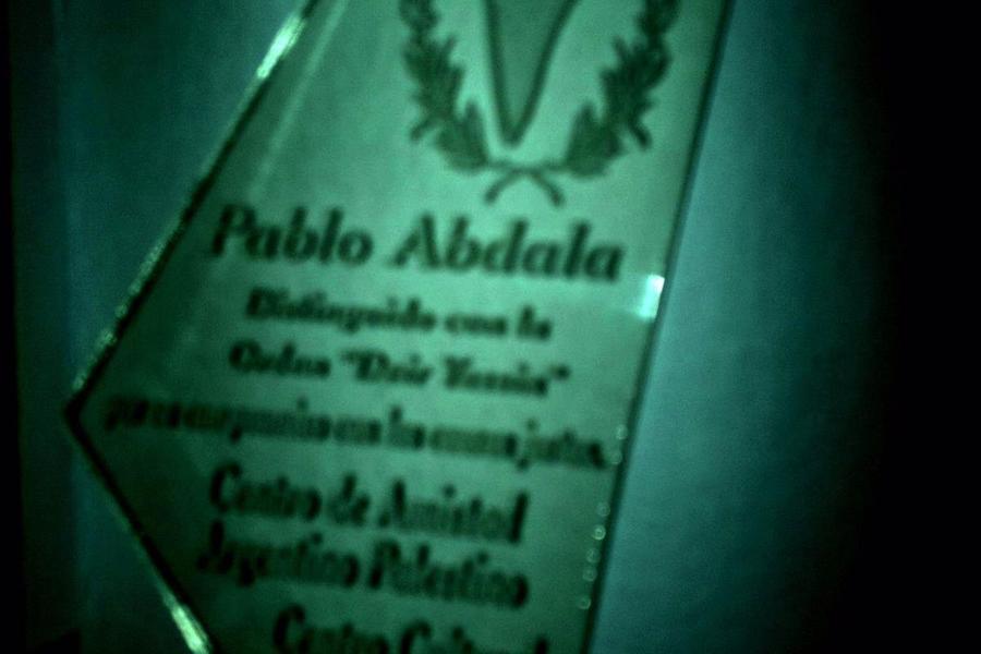 Distinción "Deir Yassin" al futbolista Pablo Abdala
